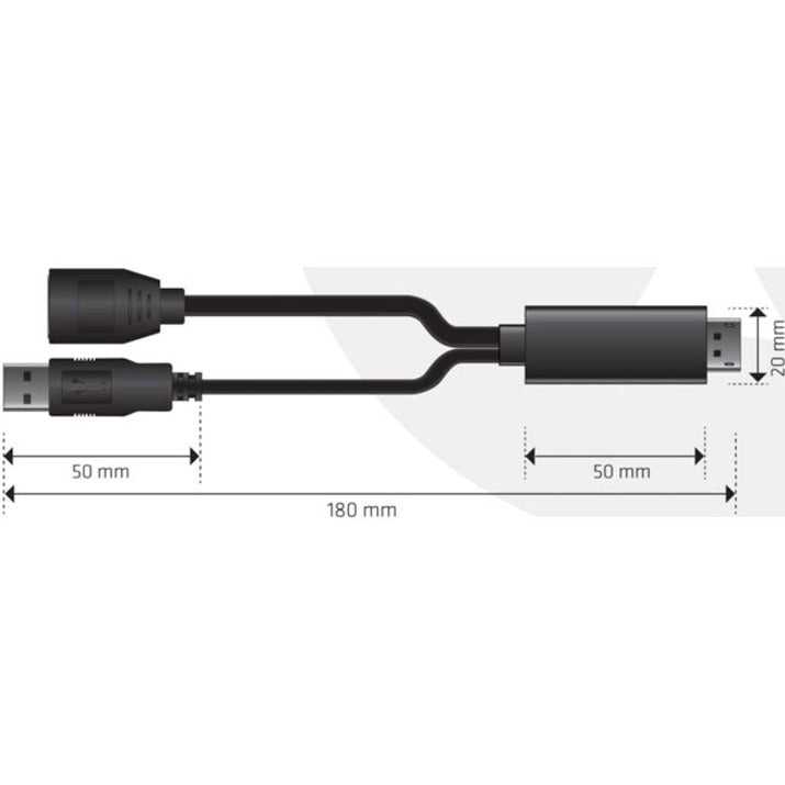 CLUB 3D, Adaptateur HDMI vers Displayport Club 3D