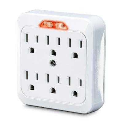 CyberPouvoir, Adaptateur de prise d'alimentation Cyberpower Gt600L Nema 5-15P Nema 5-15R blanc