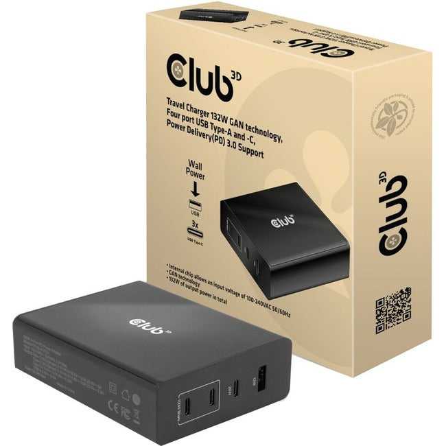 CLUB 3D, Adaptateur secteur Club 3D Cac-1906