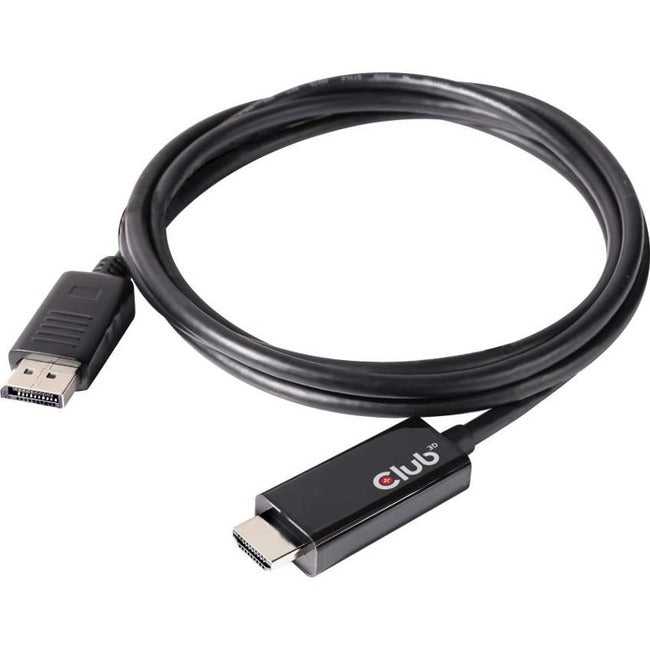 CLUB 3D, Câble Club 3D Displayport 1.4 vers adaptateur actif Hdmi 2.0B mâle/mâle 2M/6.56 pieds