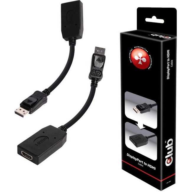 CLUB 3D, Câble adaptateur Club 3D Displayport vers HDMI