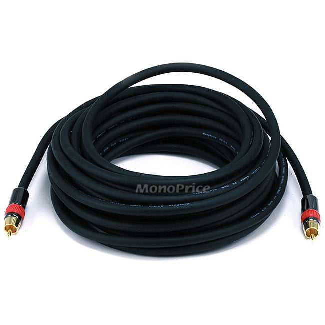 MONOPRICE, INC., Câble coaxial A/V Rca Cl2, 35 pieds