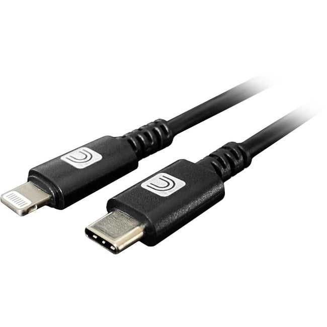 Entreprise de connectivité complète, Câble complet Pro Av/It Lightning mâle vers USB-C mâle noir 3 pieds