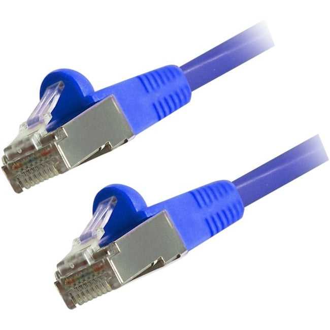 ENTREPRISE DE CONNECTIVITÉ GLOBALE, Câbles Ethernet blindés sans accroc Cat6 complets, bleus, 100 pieds