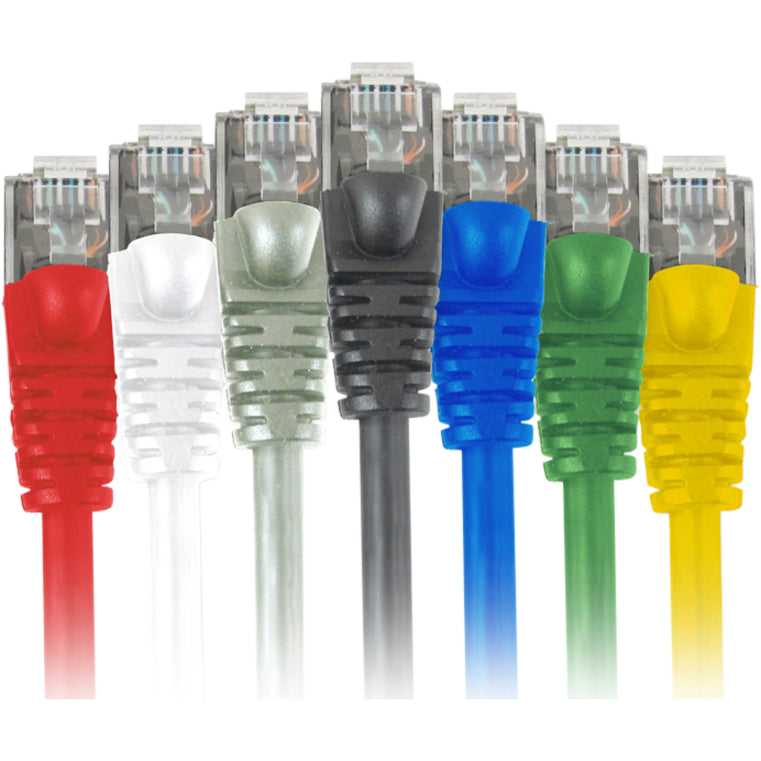 ENTREPRISE DE CONNECTIVITÉ GLOBALE, Câbles Ethernet blindés sans accroc Cat6 complets, bleus, 5 pieds