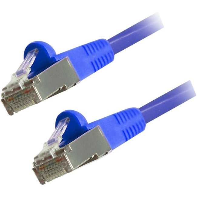 ENTREPRISE DE CONNECTIVITÉ GLOBALE, Câbles Ethernet blindés sans accroc Cat6 complets, bleus, 75 pieds