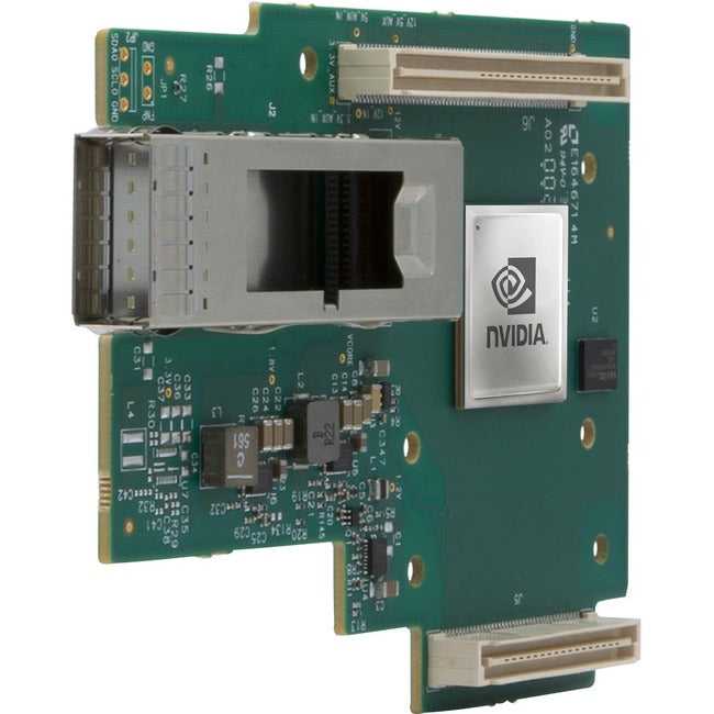 Société NVIDIA, Carte Connectx -6 Dx En Adap, 100Gbe Ocp2.0 avec gestion hôte Type 2 S Mcx623405Ac-Cdan