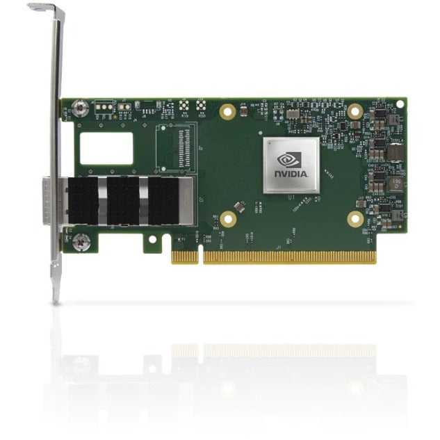 NVIDIA DS UNIQUEMENT, Carte Connectx -6 Dx En Adap, 200 Gbe à port unique Qsfp56 Pcie 4.0 Mcx623105Ac-Vdat