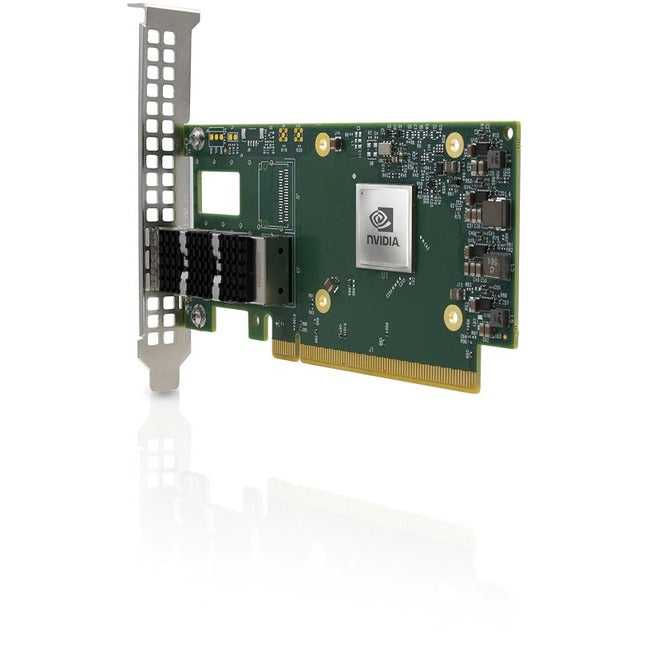 NVIDIA DS UNIQUEMENT, Carte Connectx -6 Dx En Adap, 200 Gbe à port unique Qsfp56 Pcie 4.0 Mcx623105Ac-Vdat