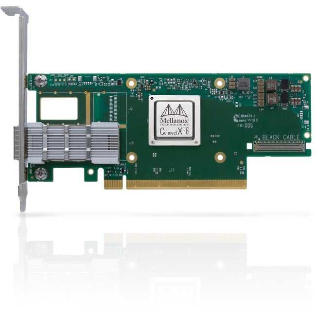 TECHNOLOGIES NVIDIA, Carte d'adaptation Connectx 6 Vpi, H200Gb/S Hdr200 Edr Ib et 200Gbe Mcx653105A-Hdat-Sp