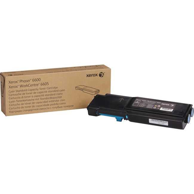 FOURNITURES XEROX, Cartouche de toner cyan Na pour capuchon standard 6600 et 6605