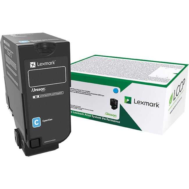 LEXMARK - FOURNITURES BPD, Cartouche de toner cyan pour Cs72X, rendement élevé