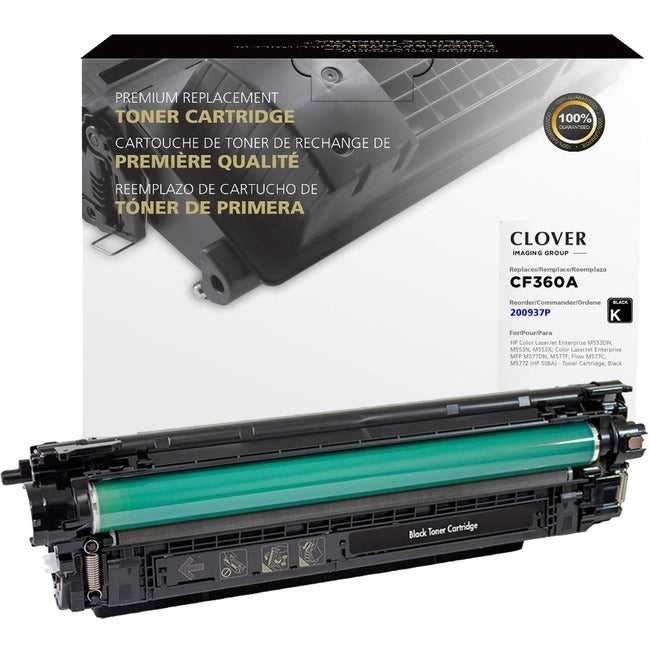 CIGARETTE, Cartouche de toner laser remise à neuf Clover Technologies - Alternative pour Hp 508A (Cf360A) - Pack noir