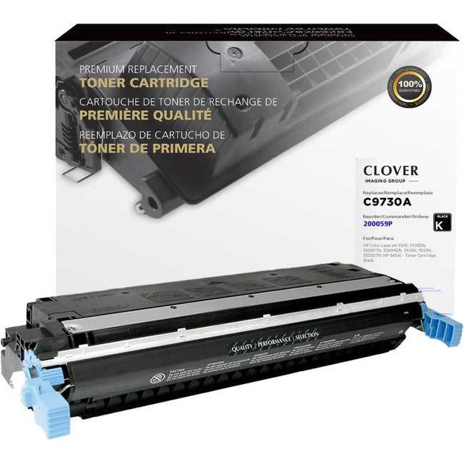 Groupe Clover Technologies, LLC, Cartouche de toner laser remise à neuf Clover Technologies - Alternative pour Hp 645A, Ep-86Bk (C9730A, 6830A005) - Pack noir