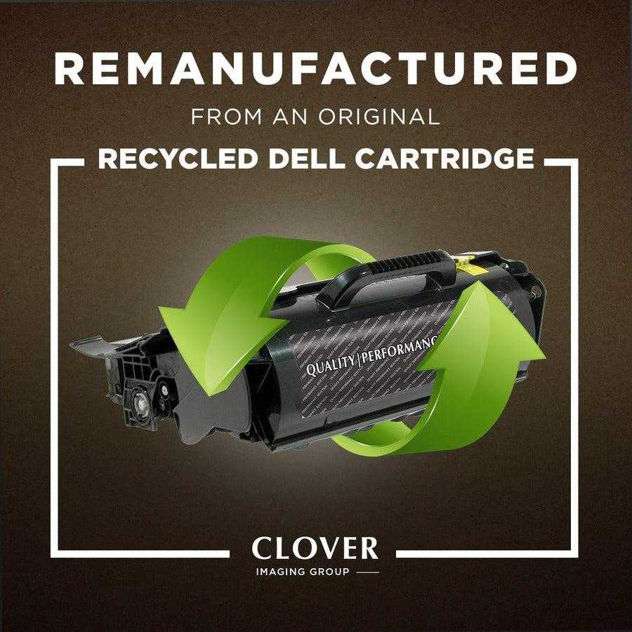 Groupe Clover Technologies, LLC, Cartouche de toner laser remise à neuf à haut rendement Clover Technologies - Alternative pour Dell (S5830, 593-Bbys, 593-Bbyr, 593-Bbyt) - Pack noir