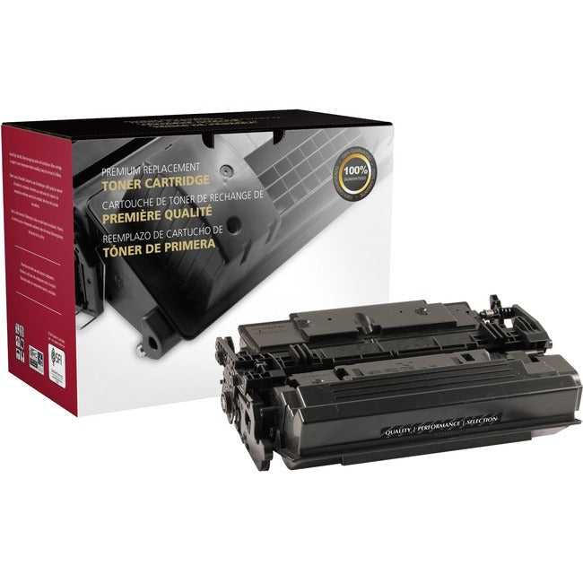 Groupe Clover Technologies, LLC, Cartouche de toner laser remise à neuf à rendement étendu Clover Technologies - Alternative pour Hp (Cf287X, W9017Mc, Cf287X(J)) - Pack noir