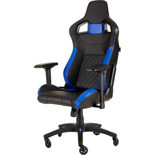 Corsaire, Chaise de jeu Corsair T1 Race 2018 - Noir/Bleu