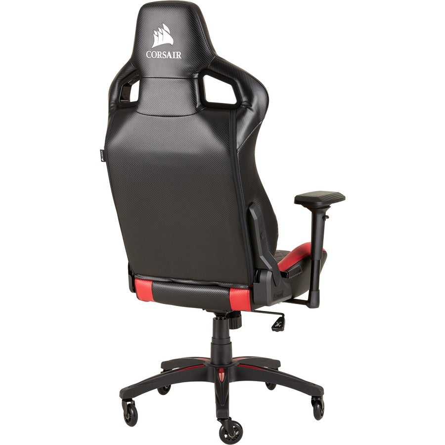 Corsaire, Chaise de jeu Corsair T1 Race 2018 - Noir/Rouge