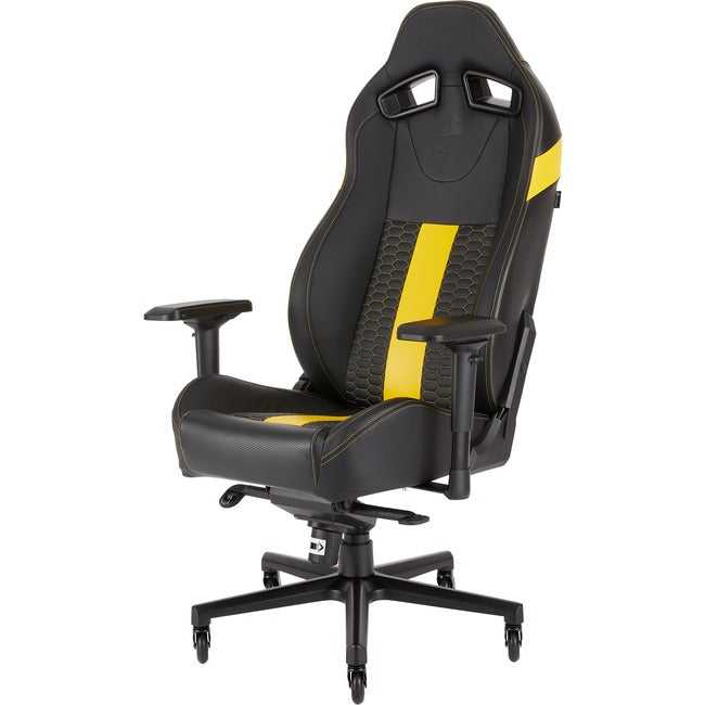 Corsaire, Chaise de jeu Corsair T2 Road Warrior - Noir/Jaune