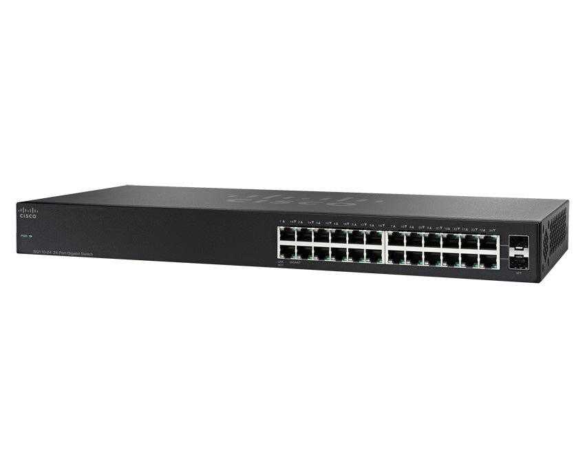 Cisco, Cisco Sg110-24 Gigabit Ethernet L2 non géré (10/100/1000) noir