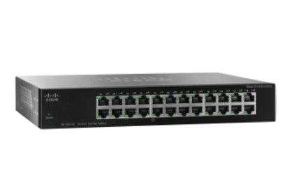 Cisco, Cisco Sg110-24Hp Gigabit Ethernet L2 non géré (10/100/1000) Alimentation via Ethernet (Poe) Noir