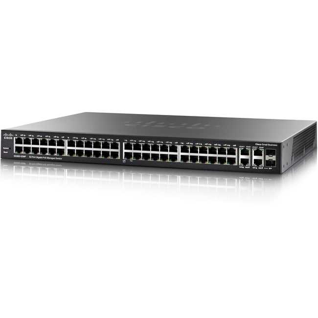 Cisco Systems, Inc., Cisco Sg300-52Mp commutateur de couche 3 Sg300-52Mp-K9Eu-Rf