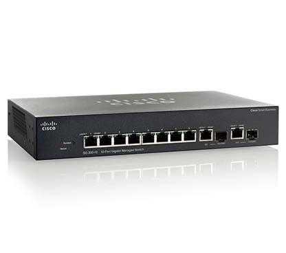 Cisco, Cisco Sg350-10 Géré L3 Gigabit Ethernet (10/100/1000) Noir