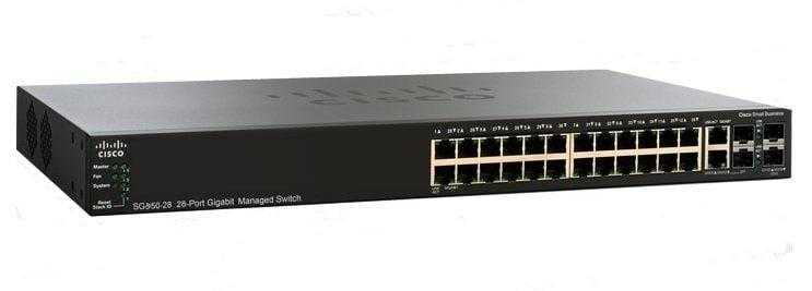 Cisco, Cisco Sg350 Géré L3 Gigabit Ethernet (10/100/1000) 1U Noir