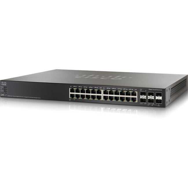 Cisco Systems, Inc., Cisco Sg500X-24P commutateur de couche 3 Sg500X-24P-K9G5-Rf