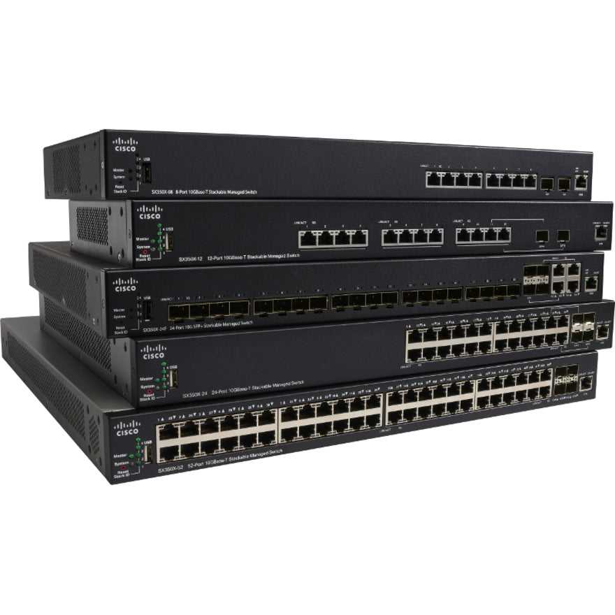 Cisco Systems, Inc., Cisco Sx350X-12 Commutateur administrable empilable 12 ports 10Gbase-T Sx350X-12-K9-Uk