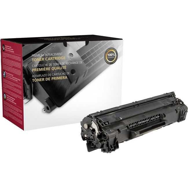 Groupe Clover Technologies, LLC, Clover Technologies Cartouche de toner laser remise à neuf à rendement étendu - Alternative pour Hp, Canon 85A, 85L, 125 (Ce285A, Ce285X, Ce285L, 3484B001, Crg125, Ep125) - Pack noir