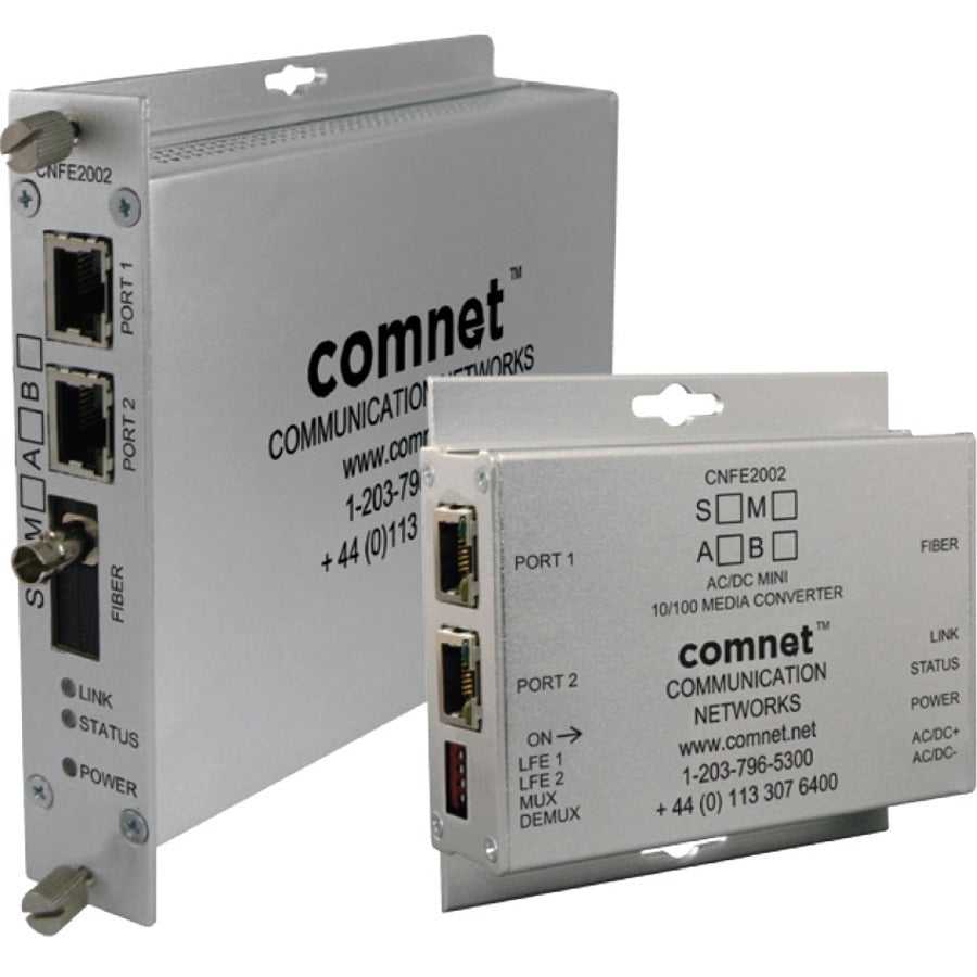 ACRE, ComNet 2 canaux 10/100 Mbps Ethernet 1310 nm, 60 W PoE++ CNFE2003M2POEHO/M