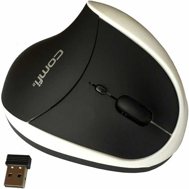 ERGOGUES, Comfi Ii ergonomique sans fil, souris d'ordinateur blanche