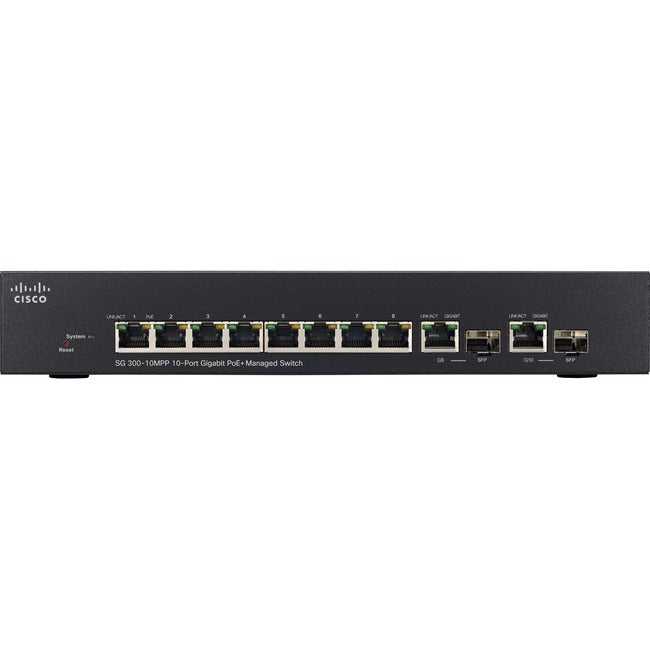 Cisco Systems, Inc., Commutateur Cisco SG300-10Mp couche 3