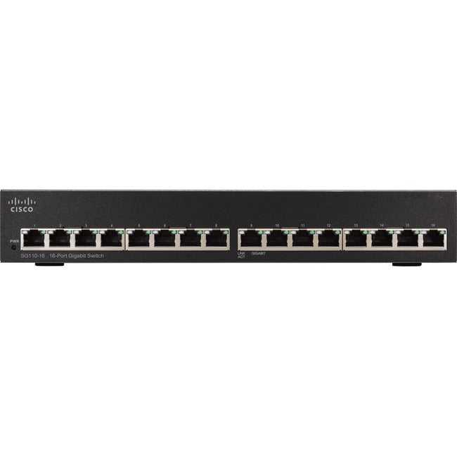 Cisco Systems, Inc., Commutateur Gigabit Cisco SG110-16 à 16 ports