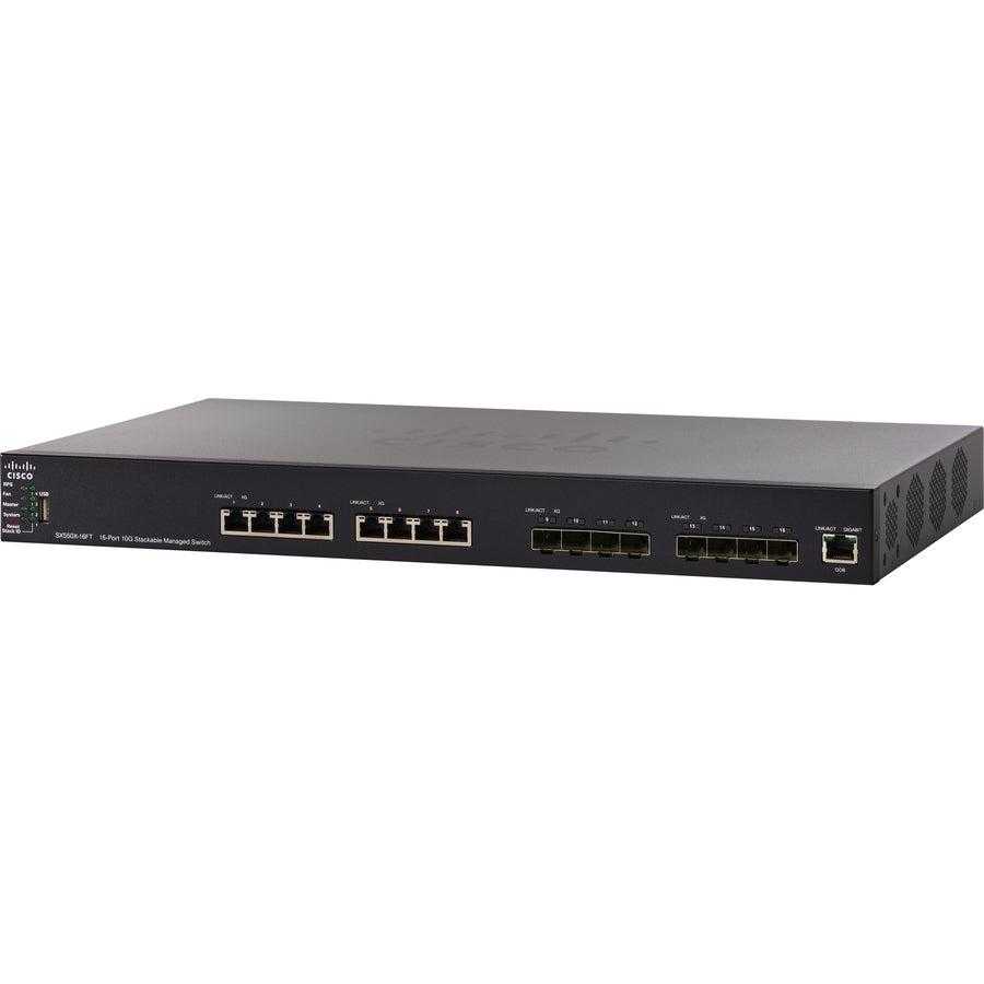 Cisco Systems, Inc., Commutateur administrable empilable Cisco SX550X-16FT 16 ports 10G