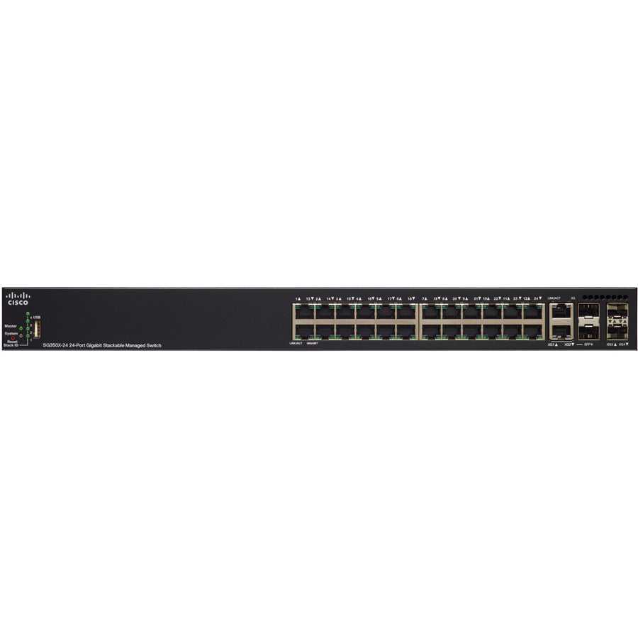 Cisco Systems, Inc., Commutateur administrable empilable Cisco Sg350X-24Pd 24 ports 2,5G Poe