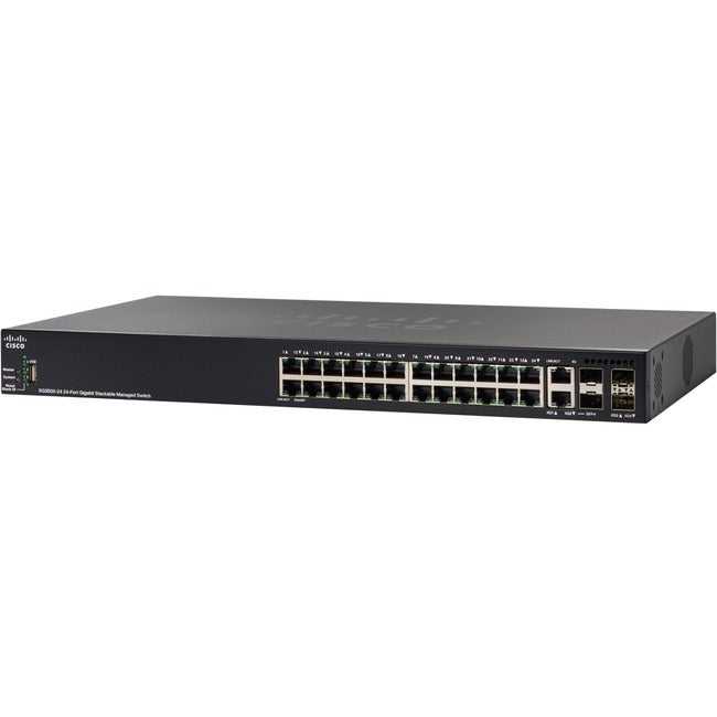 Cisco Systems, Inc., Commutateur administrable empilable Cisco Sg350X-24Pd 24 ports 2,5G Poe