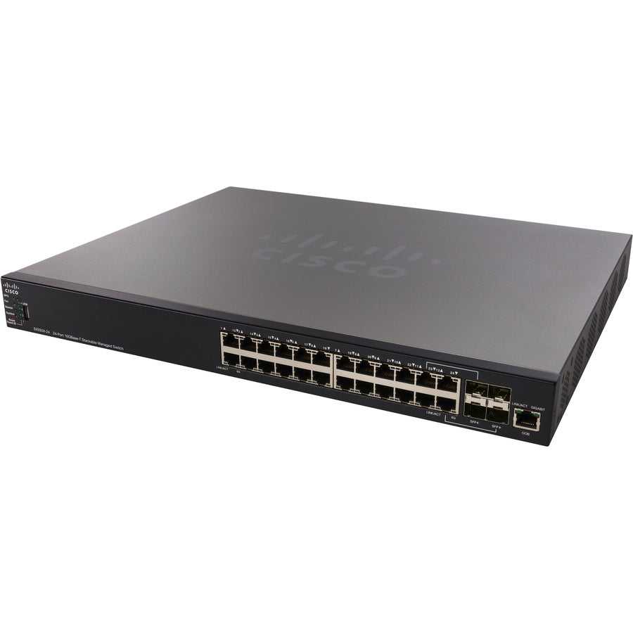 Cisco Systems, Inc., Commutateur administrable empilable Cisco Sx550X-24, 24 ports, 10Gbase-T