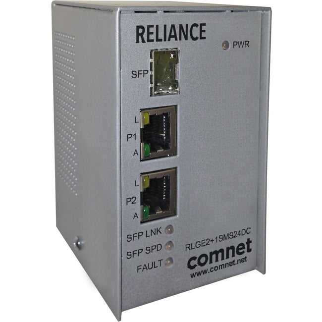 COMNET, Comnet – commutateur Ethernet autogéré à 3 ports, 10/100/1000 Mbps, Rlge2+1Sms24Dc, pour sous-station électrique