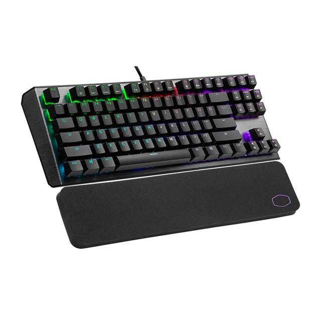 Maître du refroidisseur, Cooler Master Ck-530-Gktm1-Us Clavier de jeu filaire USB avec interrupteur marron (noir gunmetal)