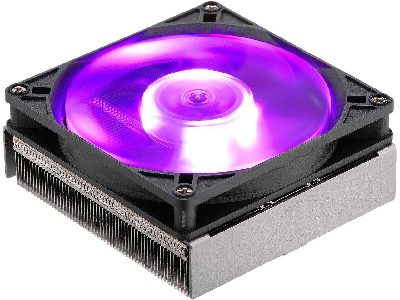 Maître du refroidisseur, Cooler Master Masterair G200P Rgb Refroidisseur d'air pour processeur à profil bas avec profil ultra-bas de 39,4 mm