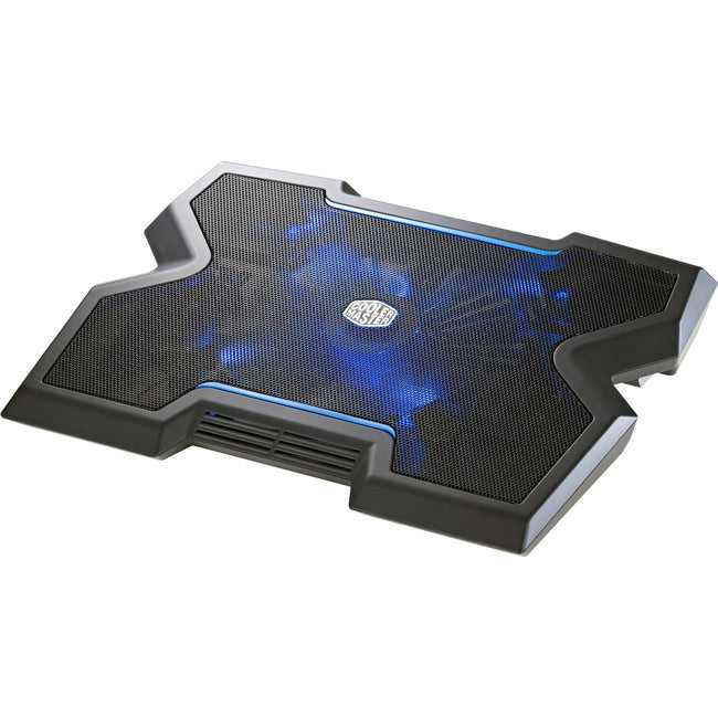 Refroidisseur Master Co., Ltd, Cooler Master Notepal X3 – Tapis de refroidissement pour ordinateur portable de jeu avec ventilateur LED bleu de 200 mm