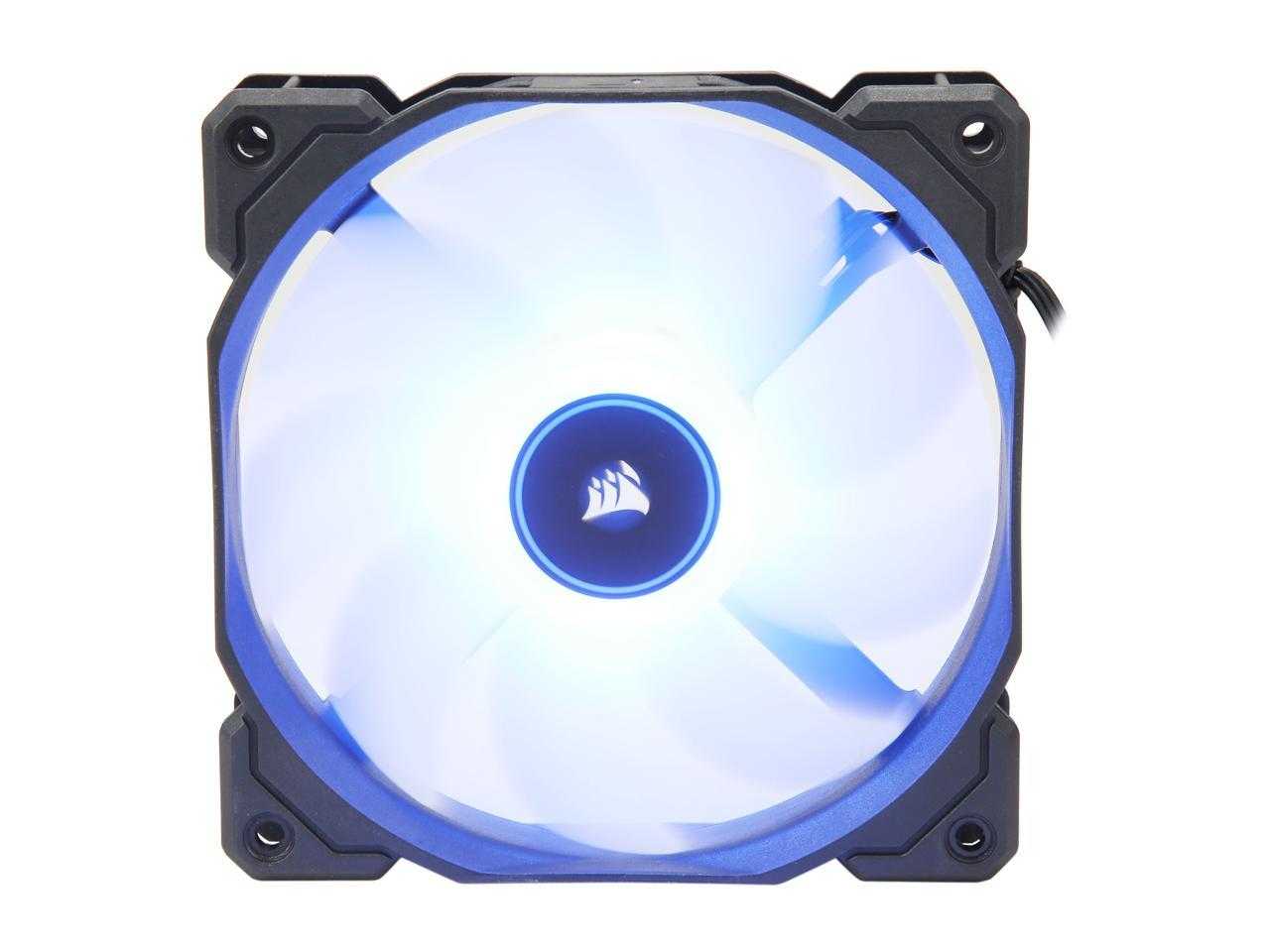 Corsaire, Corsair Af Series Af120 Led (2018) Co-9050084-Ww Ventilateur de boîtier à LED bleue 120 mm, paquet de 3.