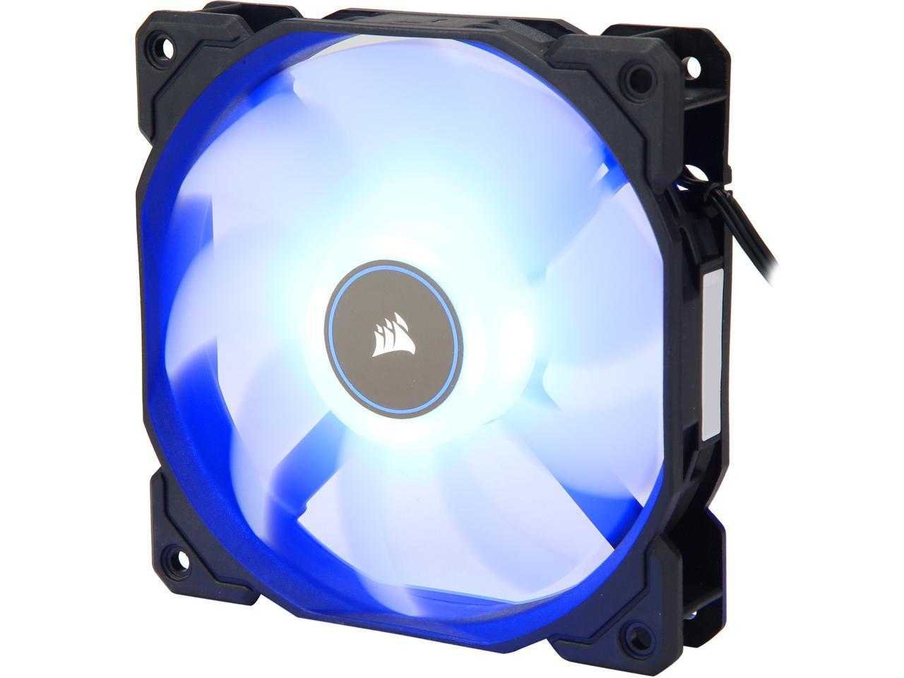 Corsaire, Corsair Af Series Af120 Led (2018) Co-9050084-Ww Ventilateur de boîtier à LED bleue 120 mm, paquet de 3.