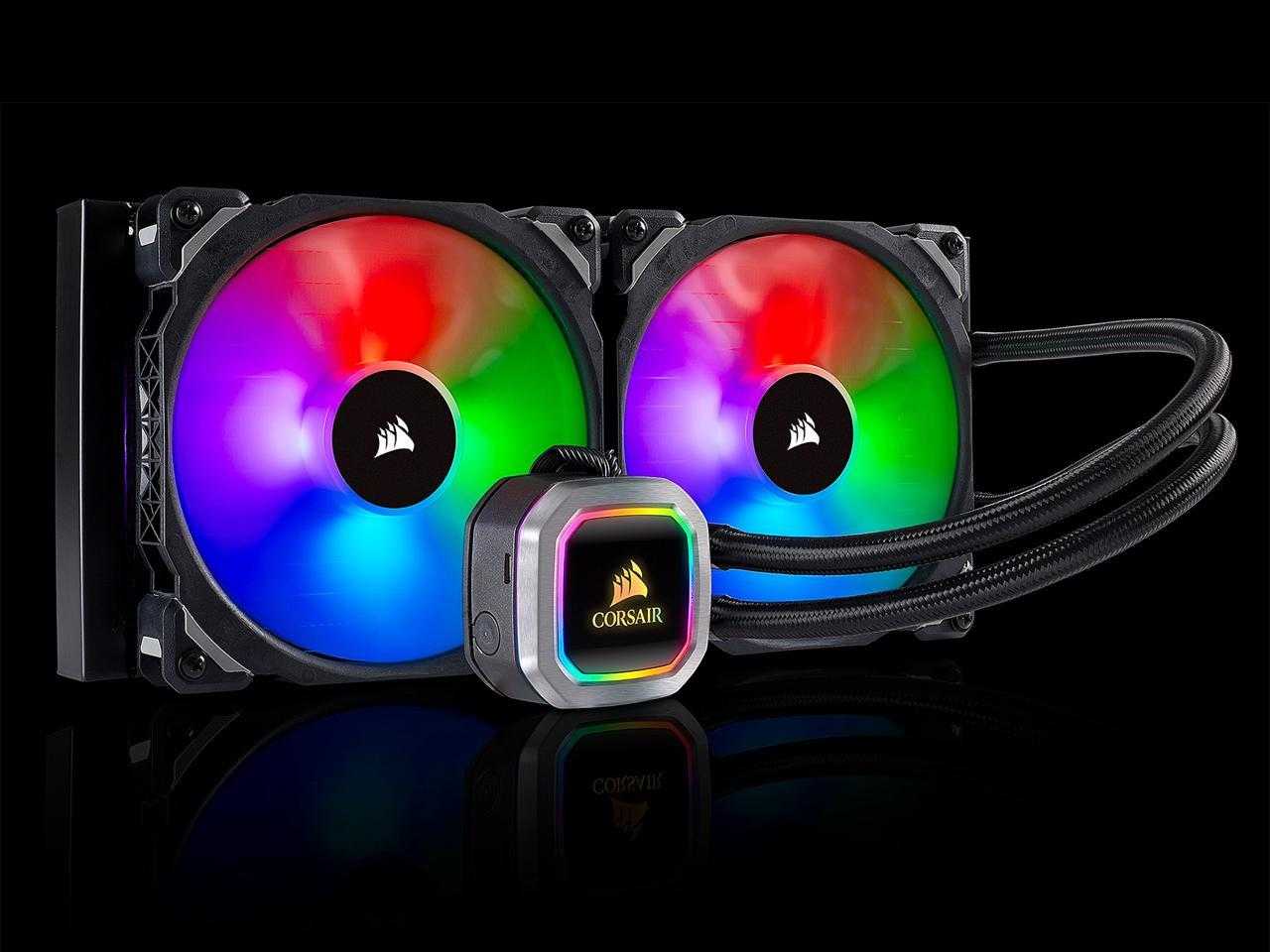 Corsaire, Corsair Hydro Series, H115I Rgb Platinum, 280 mm, 2 ventilateurs Ml Pro 140 Mm Rgb Pwm, éclairage et ventilateur RVB Cw-9060038-Ww/Rf