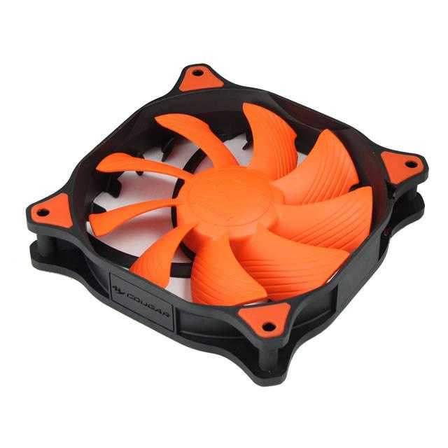 Puma, Cougar Vortex Cf-V12H Ventilateur de boîtier à roulement hydrodynamique (fluide) 120 mm (Orange)