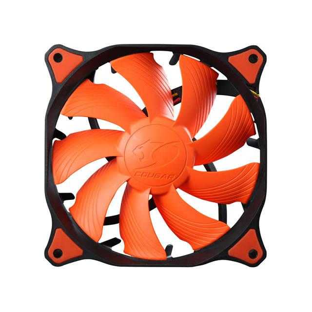 Puma, Cougar Vortex Cf-V12H Ventilateur de boîtier à roulement hydrodynamique (fluide) 120 mm (Orange)