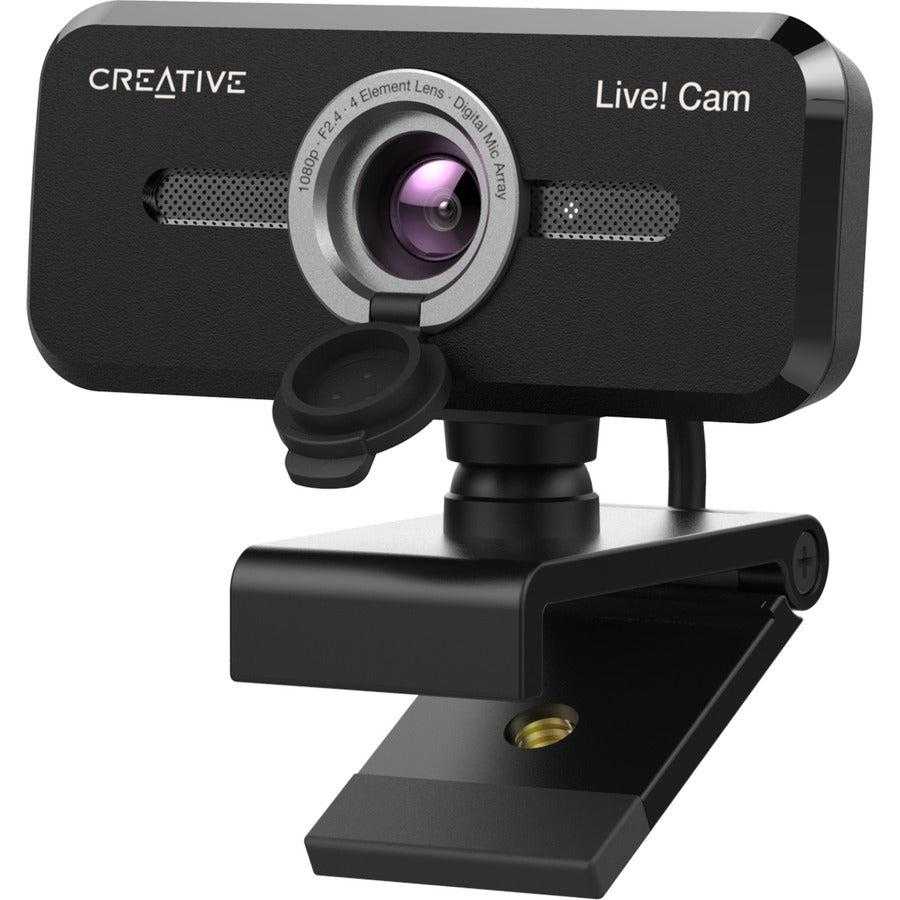 Créatif, Créatif en direct ! Webcam Cam Sync 1080p V2 - 2 mégapixels - 30 ips - Noir - USB 2.0 - 1 Pack(s)