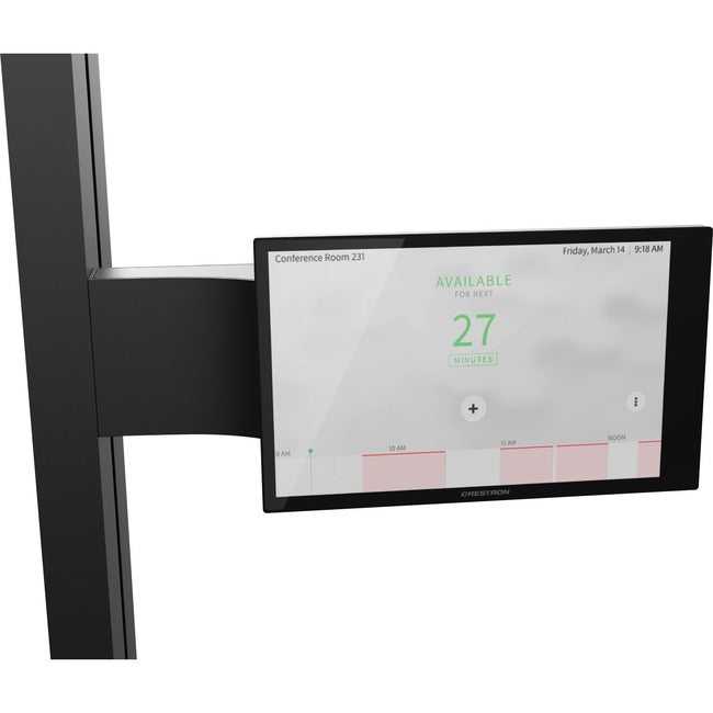 Crestron Électronique, Inc., Crestron Tsw-770/1070-Mumk-B Support à meneau pour moniteur à écran tactile, barre lumineuse - Noir